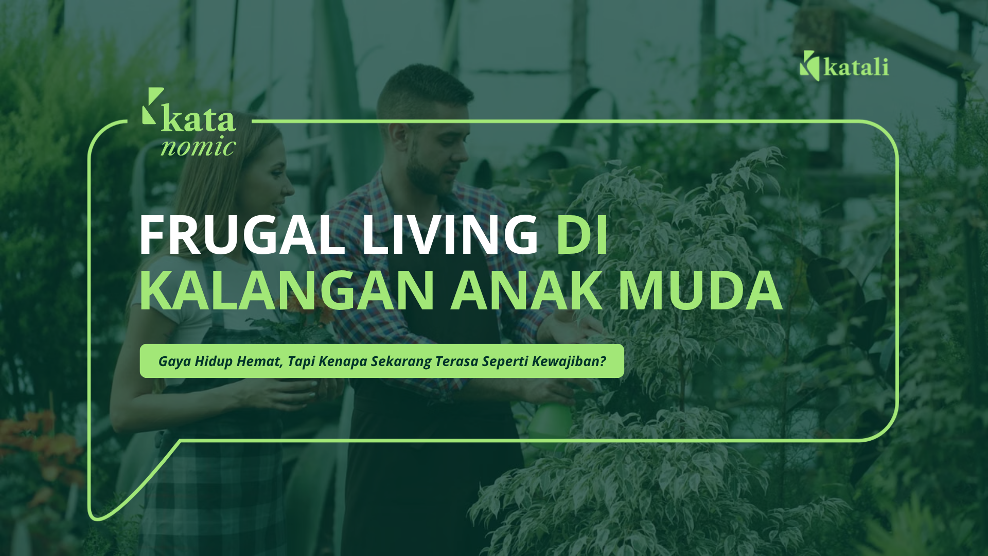 frugal living adalah | Katali